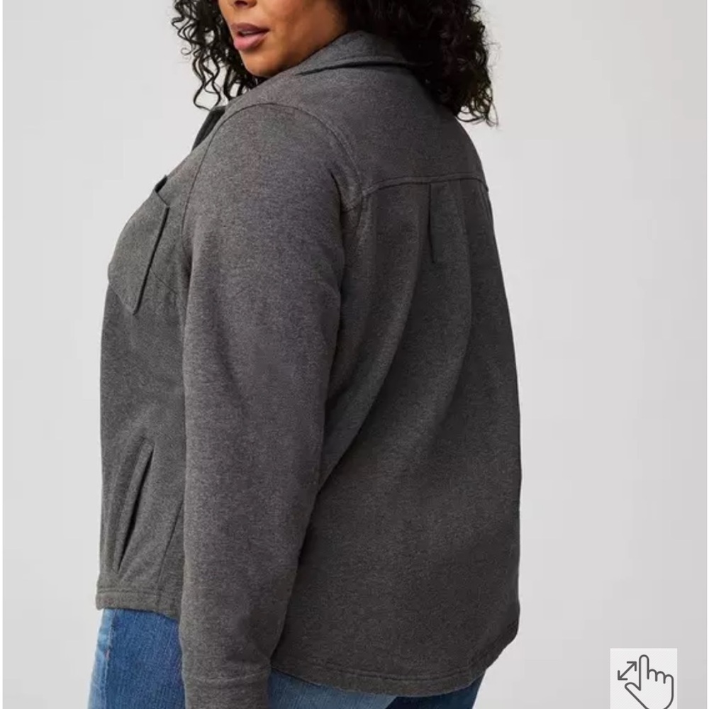 Torrid Fleece Shacket - Picture 4 of 4